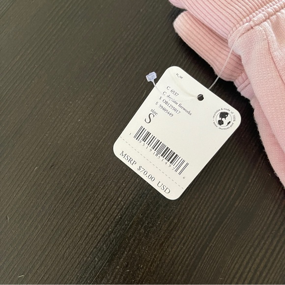 NWT Free People Cozy All Day Pink Harem Jogger Legging Pant - Picture 6 of 7